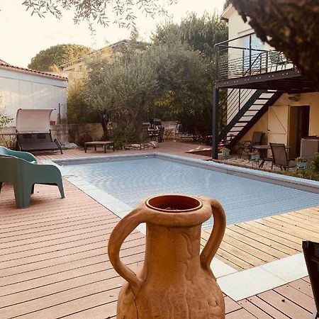 Appartement Independant Avec Jardin Et Acces Piscine Nîmes Exteriör bild