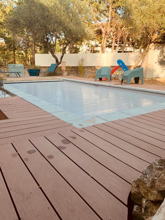 Appartement Independant Avec Jardin Et Acces Piscine Nîmes Exteriör bild